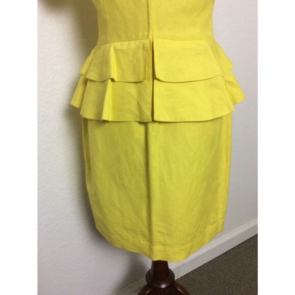 Byblos Options Vintage Dress Sheath Peplum - Picture 10 of 11